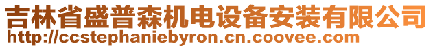 吉林省盛普森機(jī)電設(shè)備安裝有限公司