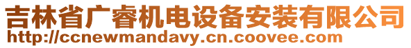 吉林省廣睿機(jī)電設(shè)備安裝有限公司