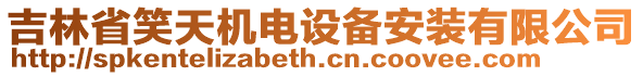 吉林省笑天機(jī)電設(shè)備安裝有限公司