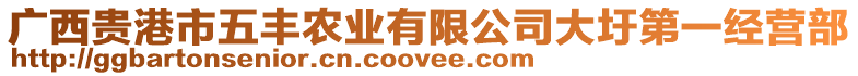 廣西貴港市五豐農(nóng)業(yè)有限公司大圩第一經(jīng)營部