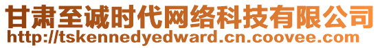 甘肅至誠時代網(wǎng)絡(luò)科技有限公司