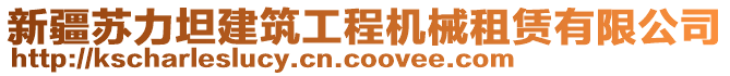 新疆蘇力坦建筑工程機(jī)械租賃有限公司