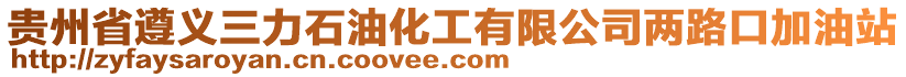 貴州省遵義三力石油化工有限公司兩路口加油站