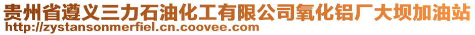 貴州省遵義三力石油化工有限公司氧化鋁廠大壩加油站