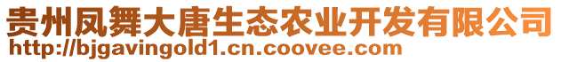 貴州鳳舞大唐生態(tài)農(nóng)業(yè)開發(fā)有限公司