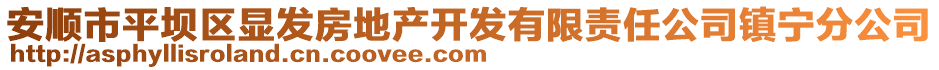 安順市平壩區(qū)顯發(fā)房地產(chǎn)開(kāi)發(fā)有限責(zé)任公司鎮(zhèn)寧分公司