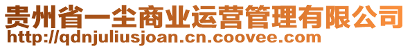 貴州省一塵商業(yè)運(yùn)營管理有限公司