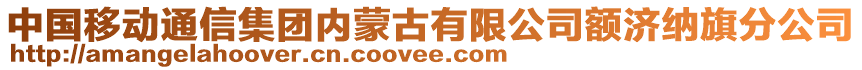 中國移動通信集團內(nèi)蒙古有限公司額濟納旗分公司