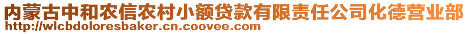 內(nèi)蒙古中和農(nóng)信農(nóng)村小額貸款有限責(zé)任公司化德營(yíng)業(yè)部