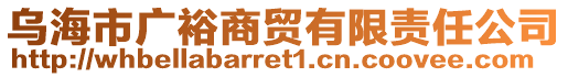 烏海市廣裕商貿(mào)有限責(zé)任公司