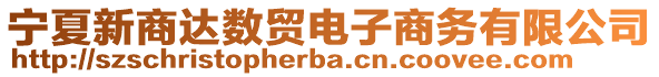 寧夏新商達(dá)數(shù)貿(mào)電子商務(wù)有限公司