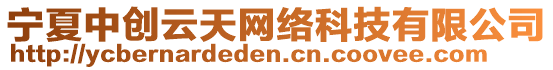 寧夏中創(chuàng)云天網(wǎng)絡(luò)科技有限公司