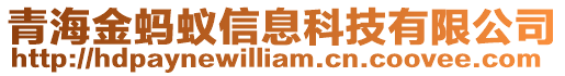 青海金螞蟻信息科技有限公司