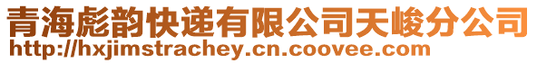 青海彪韻快遞有限公司天峻分公司