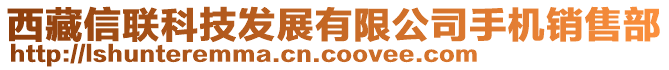 西藏信聯(lián)科技發(fā)展有限公司手機(jī)銷售部