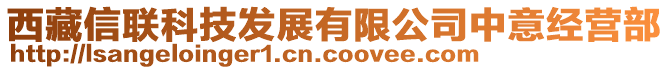 西藏信聯(lián)科技發(fā)展有限公司中意經(jīng)營部