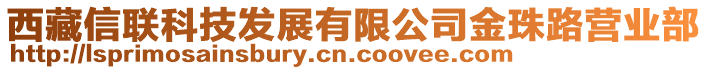 西藏信聯(lián)科技發(fā)展有限公司金珠路營業(yè)部