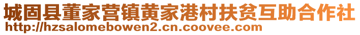 城固縣董家營(yíng)鎮(zhèn)黃家港村扶貧互助合作社