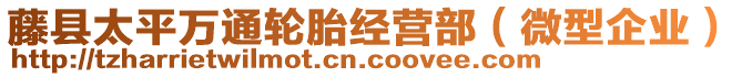 藤縣太平萬通輪胎經(jīng)營部（微型企業(yè)）