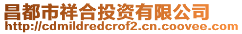 昌都市祥合投資有限公司