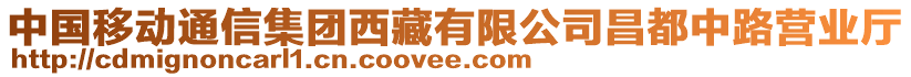 中国移动通信集团西藏有限公司昌都中路营业厅