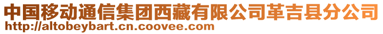 中國移動通信集團西藏有限公司革吉縣分公司