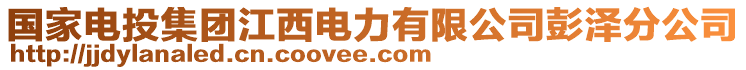 國家電投集團(tuán)江西電力有限公司彭澤分公司