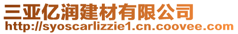 三亚亿润建材有限公司