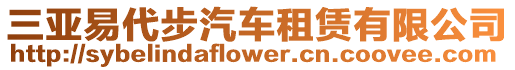 三亞易代步汽車租賃有限公司