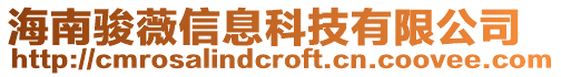 海南駿薇信息科技有限公司