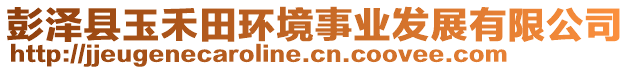 彭澤縣玉禾田環(huán)境事業(yè)發(fā)展有限公司