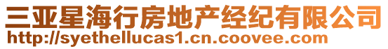 三亞星海行房地產(chǎn)經(jīng)紀有限公司