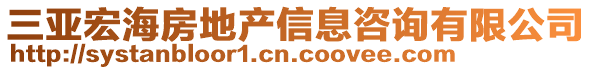 三亞宏海房地產信息咨詢有限公司