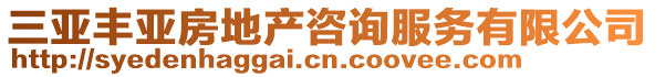 三亞豐亞房地產咨詢服務有限公司