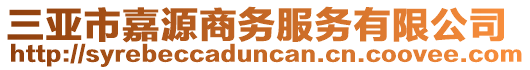 三亞市嘉源商務(wù)服務(wù)有限公司