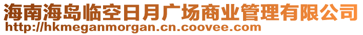 海南海島臨空日月廣場(chǎng)商業(yè)管理有限公司