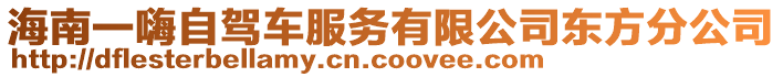海南一嗨自駕車服務有限公司東方分公司