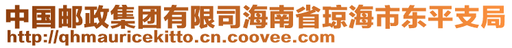 中國郵政集團(tuán)有限司海南省瓊海市東平支局