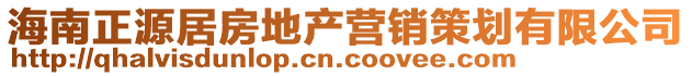 海南正源居房地產(chǎn)營(yíng)銷(xiāo)策劃有限公司