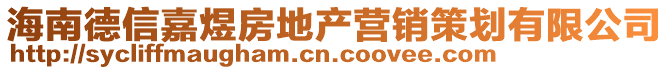 海南德信嘉煜房地產營銷策劃有限公司