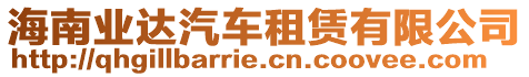 海南業(yè)達汽車租賃有限公司