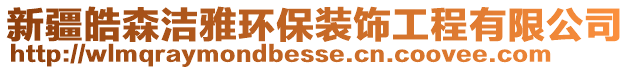 新疆皓森潔雅環(huán)保裝飾工程有限公司