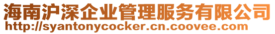 海南滬深企業管理服務有限公司