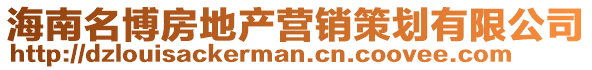 海南名博房地產營銷策劃有限公司