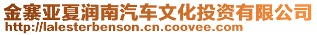 金寨亞夏潤南汽車文化投資有限公司