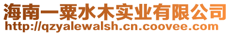 海南一粟水木實業有限公司