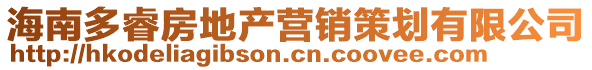 海南多睿房地產(chǎn)營銷策劃有限公司