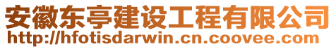 安徽東亭建設(shè)工程有限公司