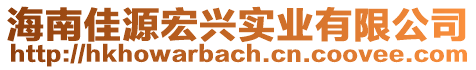 海南佳源宏興實業(yè)有限公司