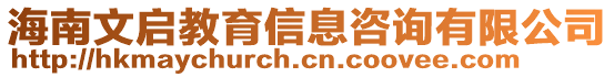 海南文啟教育信息咨詢有限公司